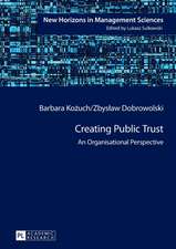 Creating Public Trust