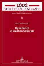 Dynamicity in Emotion Concepts