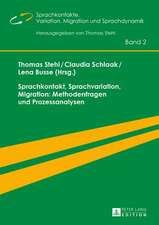 Sprachkontakt, Sprachvariation, Migration: Methodenfragen Und Prozessanalysen