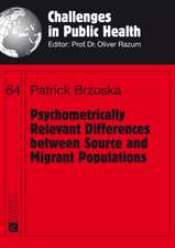 Psychometrically Relevant Differences Between Source and Migrant Populations