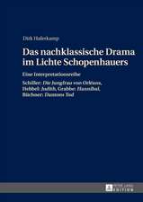 Das Nachklassische Drama Im Lichte Schopenhauers: Hannibal, Bue