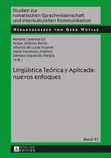 Lingueistica Teorica y Aplicada: Nuevos Enfoques