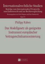 Das Modellgesetz ALS Geeignetes Instrument Europaeischer Vertragsrechtsharmonisierung: From Theory to Practice. Selected Papers from the 2013 Iclhe Conference