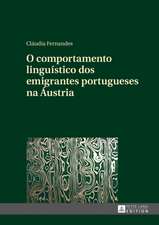 O comportamento linguístico dos emigrantes portugueses na Áustria