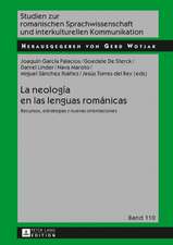 La Neologia En Las Lenguas Romanicas