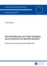 Die Verhinderung von Treaty Shopping durch Limitation-on-Benefits-Klauseln