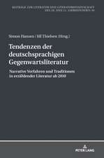 Tendenzen der deutschsprachigen Gegenwartsliteratur