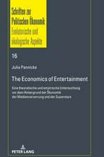 Economics of Entertainment