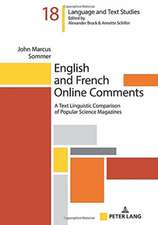 English and French Online Comments