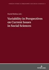 Variability in Perspectives on Current Issues in Social Sciences