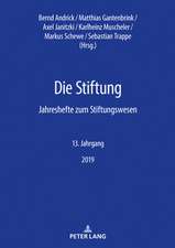 DIE STIFTUNG JAHRESHEFTE ZUM STIFTUNGP