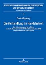 Die Verhandlung Im Handelsstreit