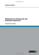 Militärkultur in Bundeswehr und Nationaler Volksarmee