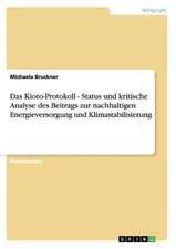 Das Kioto-Protokoll - Status und kritische Analyse des Beitrags zur nachhaltigen Energieversorgung und Klimastabilisierung