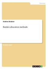 Burden Allocation Methods