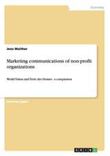 Marketing Communications of Non-Profit Organizations