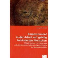 Empowerment in der Arbeit mit geistig behinderten Menschen