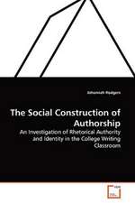 The Social Construction of Authorship