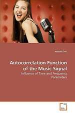 Autocorrelation Function of the Music Signal