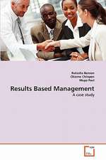 Results Based Management