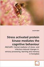 Stress activated protein kinase mediates the cognitive behaviour