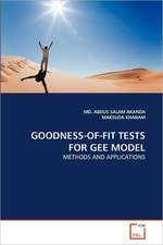 GOODNESS-OF-FIT TESTS FOR GEE MODEL