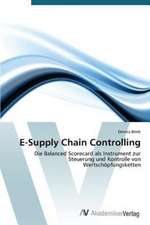 E-Supply Chain Controlling