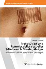 Prostitution und kommerzieller sexueller Missbrauch Minderjähriger