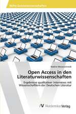 Open Access in den Literaturwissenschaften