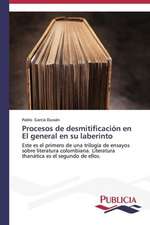 Procesos de Desmitificacion En El General En Su Laberinto: Propiedades Estructurales, Opticas y Electricas