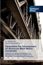 Parameters for Development of Aluminum Metal Matrix Composite: Youth & Parents Challenges