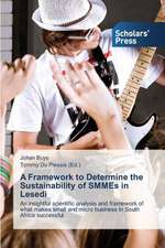 A Framework to Determine the Sustainability of Smmes in Lesedi: Indigenous Perceptions of the Healthcare System