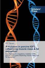 A Mutation in Porcine Igf2 Influencing Muscle Mass & Fat Deposition: Three Female Generations