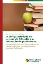 A Obrigatoriedade Do Ensino de Filosofia E a Formacao de Professores: Consequencias Da Escolha No Fluxo de Caixa