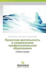 Proektnaya Deyatel'nost' V Sovremennom Professional'nom Obrazovanii: Um Estudo de Caso