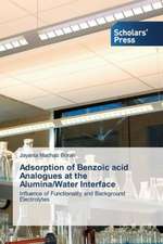 Adsorption of Benzoic Acid Analogues at the Alumina/Water Interface: Women Self Help Groups Carrying on Dairy Business