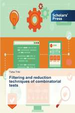 Filtering and Reduction Techniques of Combinatorial Tests: An Illustration