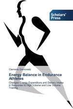 Energy Balance in Endurance Athletes