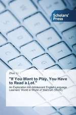 If You Want to Play, You Have to Read a Lot.: An Interdisciplinary Perspective