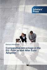 Comparative Advantage in the Eu: Prior to and After Euro Adoption