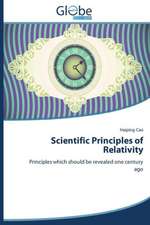 Scientific Principles of Relativity