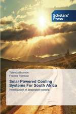 Solar Powered Cooling Systems for South Africa