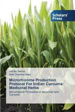 Microrhizome Production Protocol for Indian Curcuma