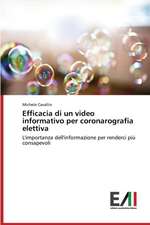 Efficacia Di Un Video Informativo Per Coronarografia Elettiva: Analytical Measurements and Models