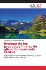 Biologia de Los Productos Finales de Glicacion Avanzada (Ages)