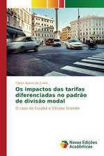 OS Impactos Das Tarifas Diferenciadas No Padrao de Divisao Modal: OS Pobres Na Literatura Brasileira