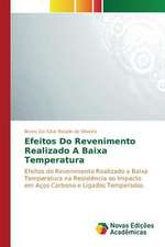 Efeitos Do Revenimento Realizado a Baixa Temperatura: Formacao de Professores