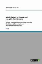 Minderheiten in Europa und europäischen Ländern