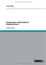 Kooperation und Konflikt in Organisationen