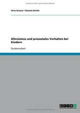 Altruismus und prosoziales Verhalten bei Kindern